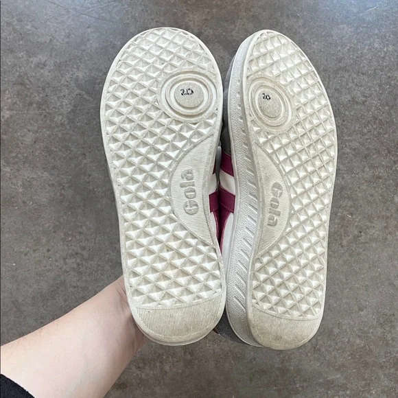 Gola grand slam pure leather Sneakers white ash hot fuchsia - Picture 12 of 12